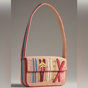 NWT Anthropologie Fiona Beaded Ski Bag | Winter Icon | Gift-Ready Purse